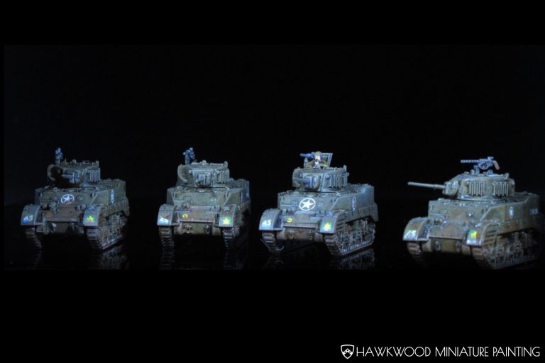 Flames of War Canadian M5 Stuart Tanks